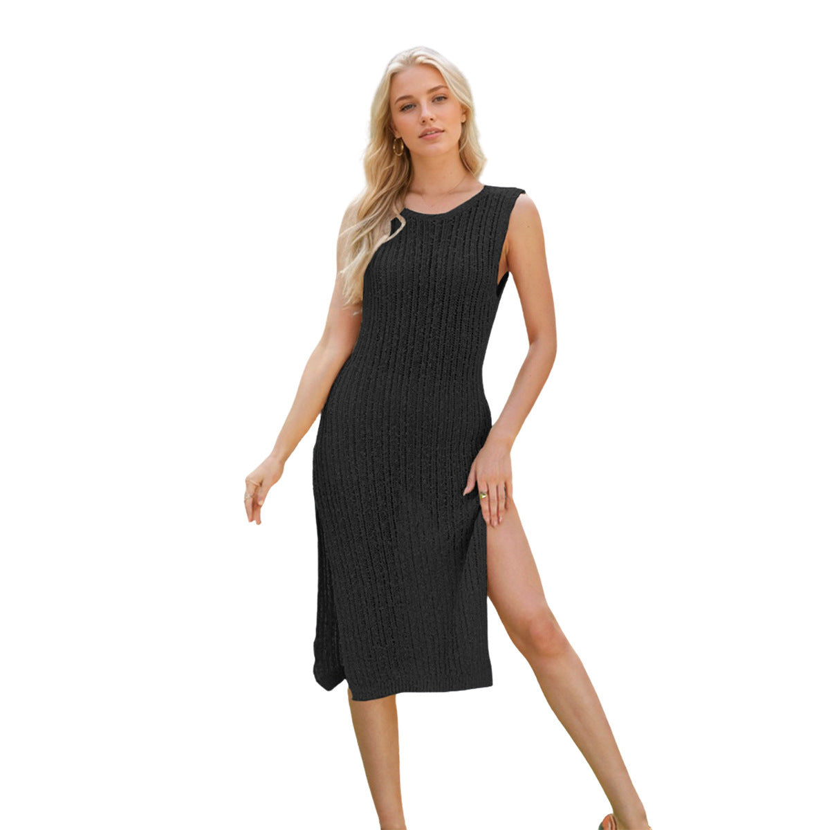 New Spring And Summer European And American Knitwear Dress